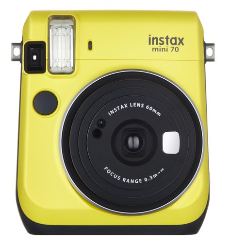 Fujifilm INSTAX Mini 70 Instant Film Camera (Canary Yellow) - Portable Polaroid Camera for Travel, Parties & Selfies - Perfect Gift for Teens & Photography Lovers