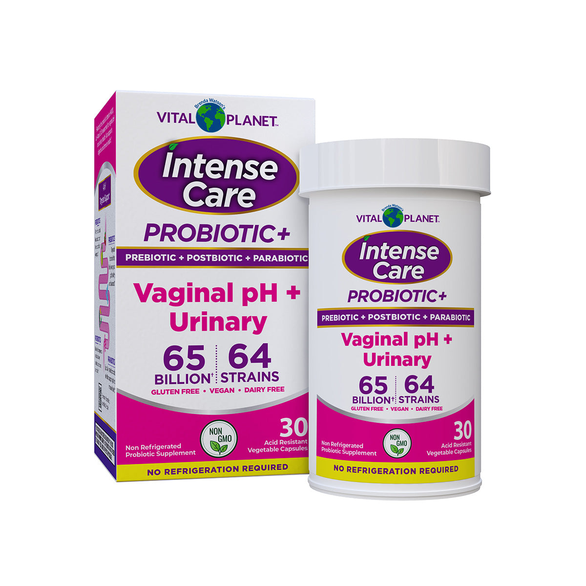 Intense Care Probiotic for Women - Supports Vaginal pH Balance & Urinary Health - Daily Probiotic Supplement for Feminine Care & Wellness - Perfect for Daily Use & Travel