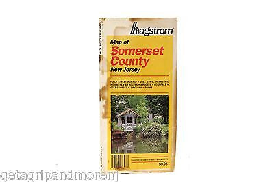 Hagstrom Somerset County Map - Detailed Road & Topographic Map for Hiking, Biking & Travel in New Jersey
