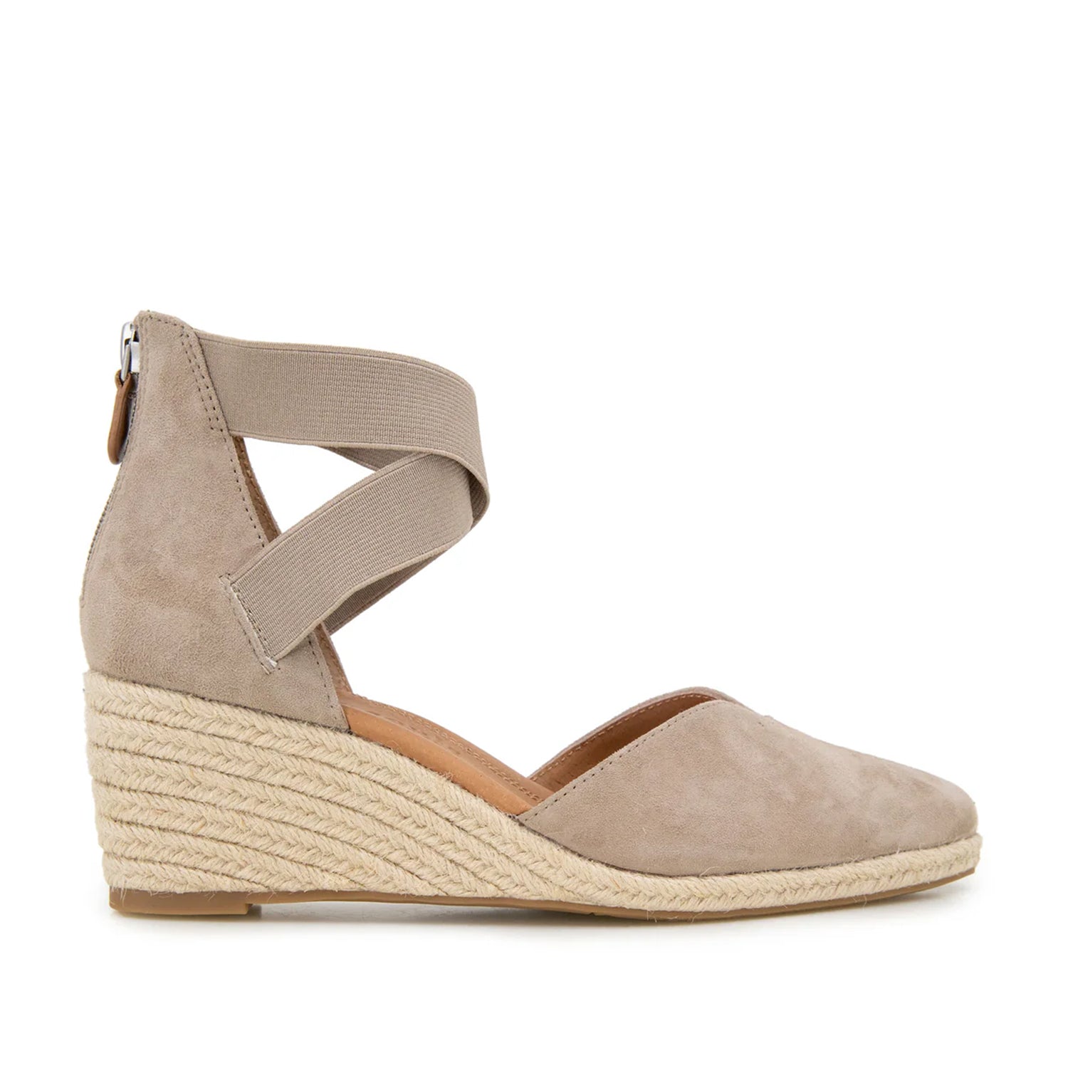 Gentle Souls Women's Orya Comfortable Slip-On Loafers in Mushroom Suede - Perfect for Work, Travel & Everyday Wear