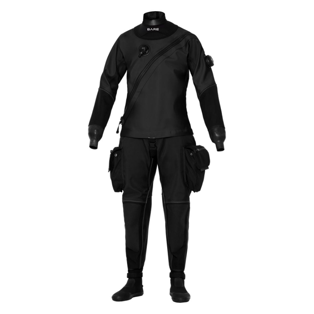 Bare Expedition HD2 Tech Dry Suit for Scuba Diving - Waterproof & Durable Drysuit for Cold Water Diving, Spearfishing, and Underwater Exploration