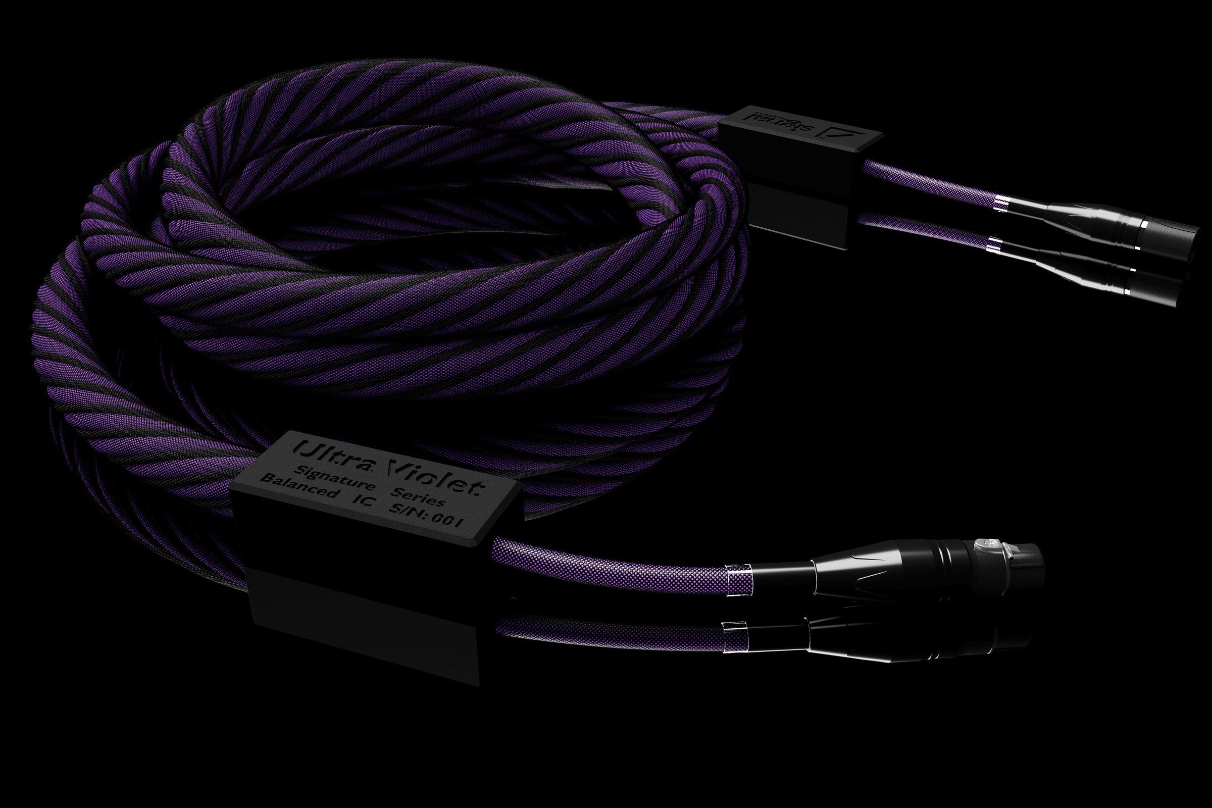 Premium Ultraviolet Digital AES/EBU XLR 110Ω Cable for Professional Audio - High-Quality Signal Transmission for Studio Recording & Live Performances