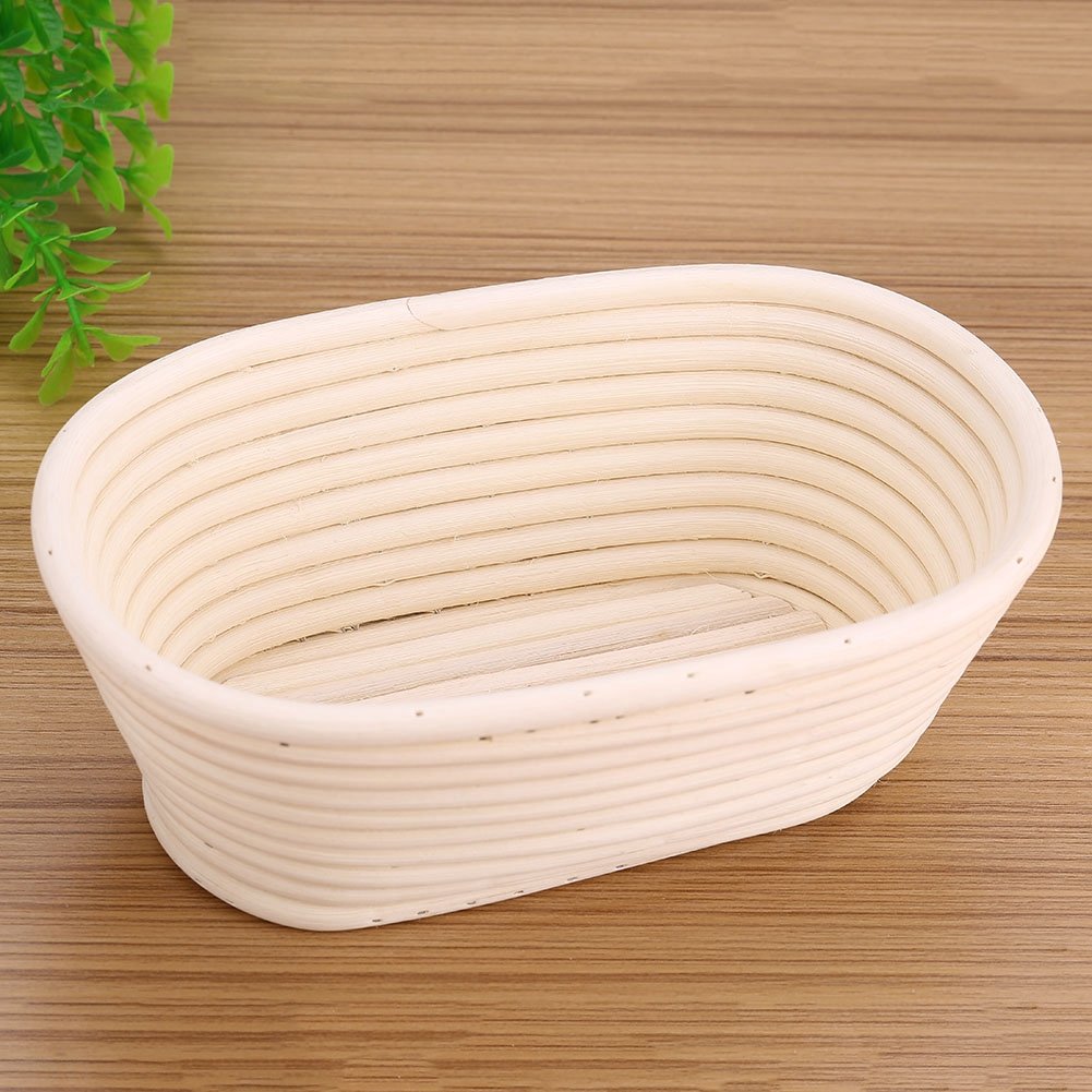 Premium Oval Bread Proofing Baskets - Handmade Unbleached Dough Proofing Bowls for Sourdough & Artisan Bread Baking | Perfect for Home Bakers & Professional Bakeries