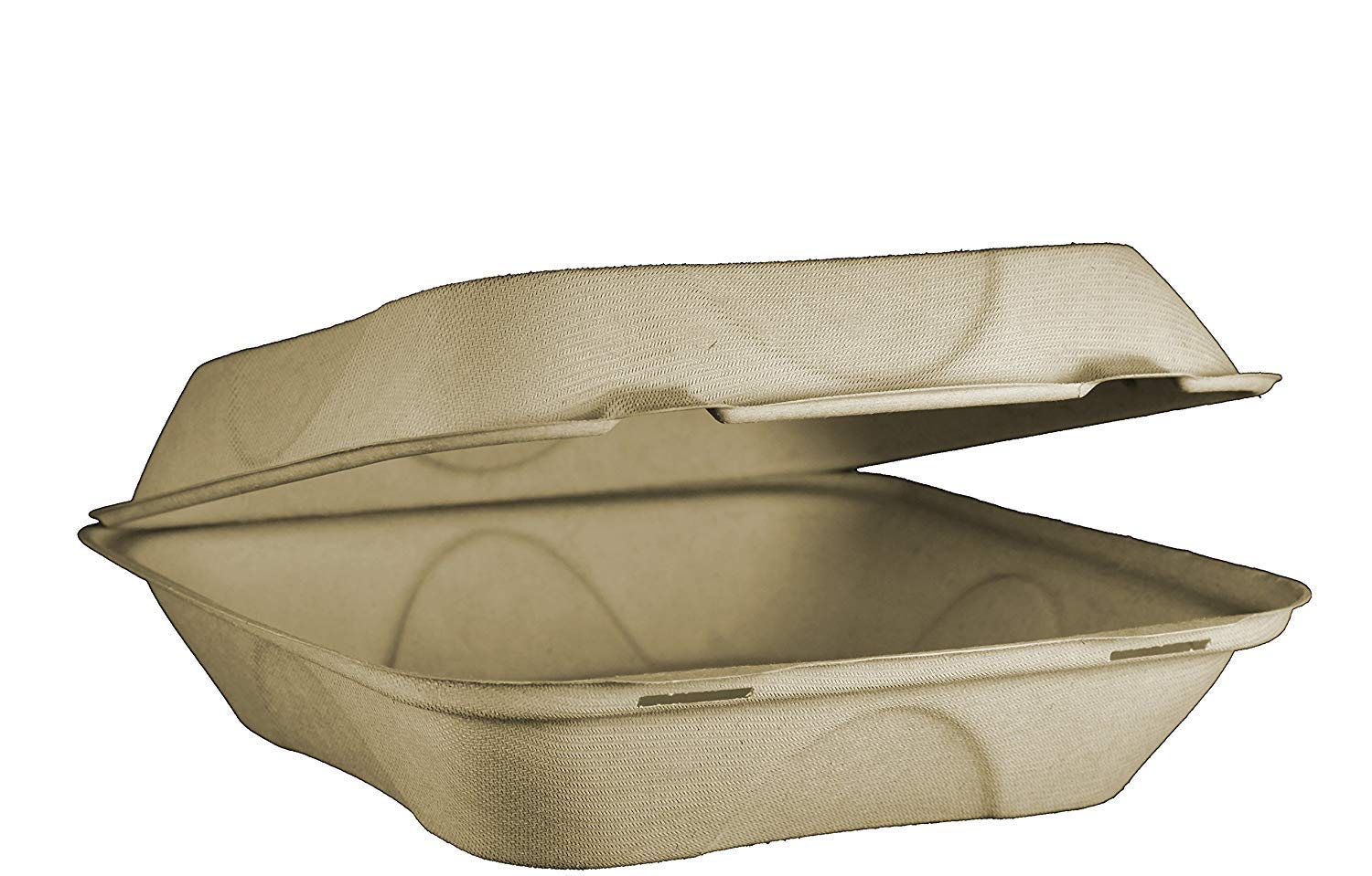 Take Out Container 9x9x3 Inches - 1 Compartment Disposable Food Storage Box for Restaurants, Catering & Meal Prep