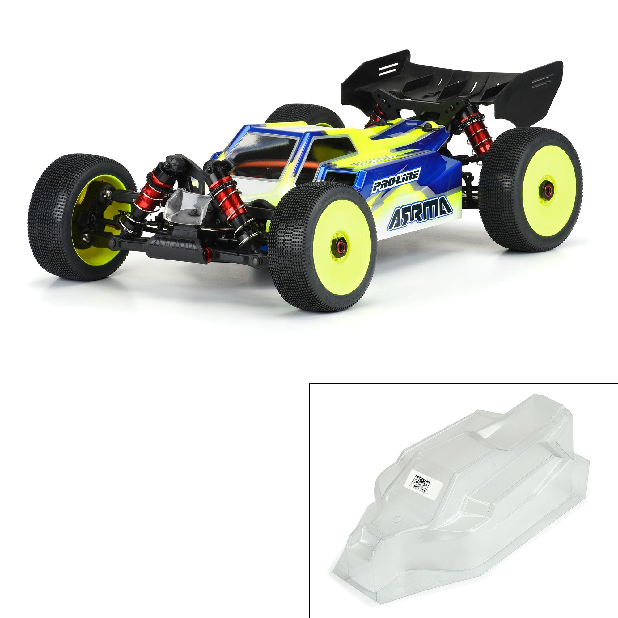 ARRMA Typhon 6S Clear Body Shell - Durable RC Car Body Replacement for Off-Road Racing & Bashing - Perfect for 1/8 Scale RC Models