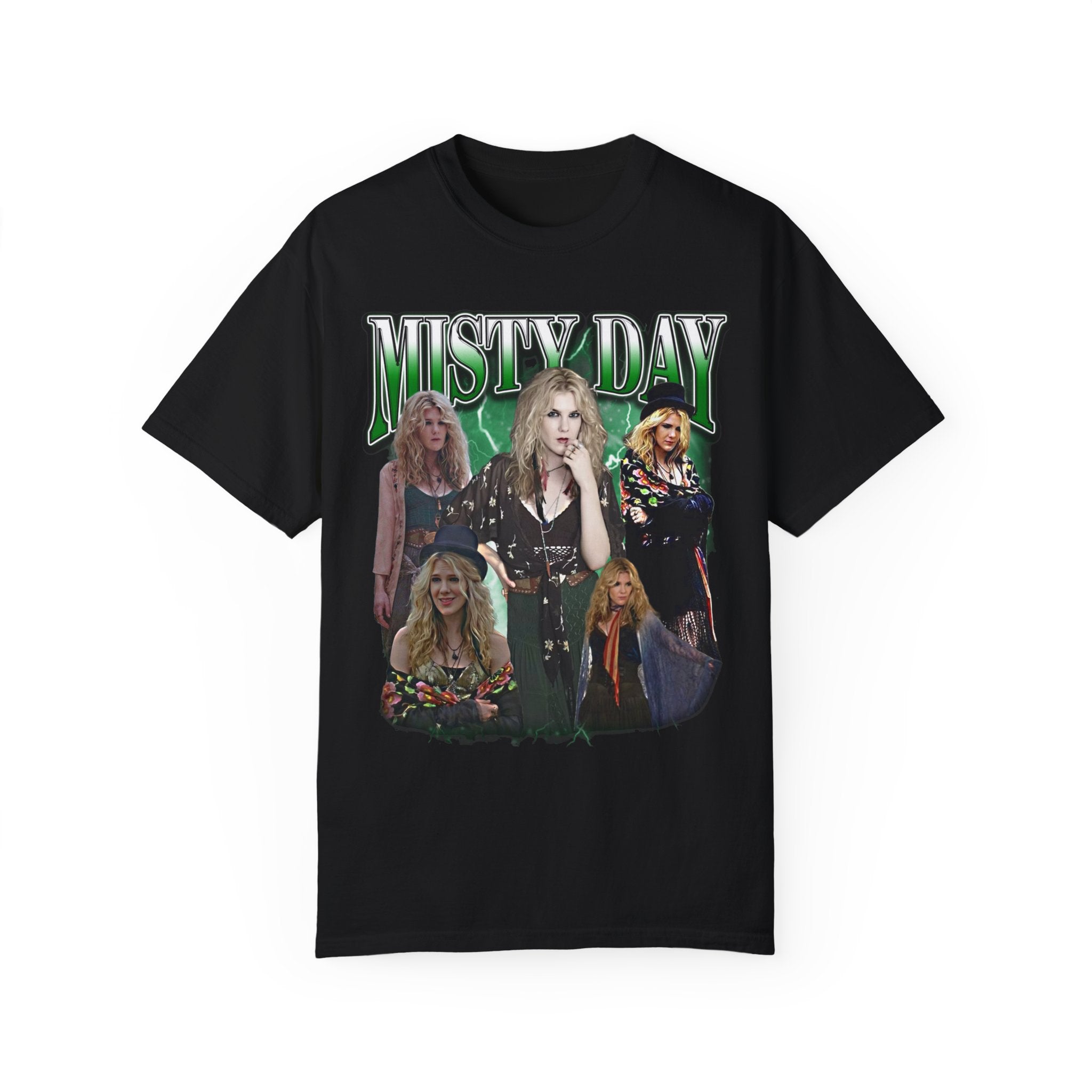 Vintage 90s Misty Day Graphic T-Shirt - Retro Style Cotton Tee for Men & Women - Perfect for Casual Wear, Music Festivals, and Nostalgic Fashion