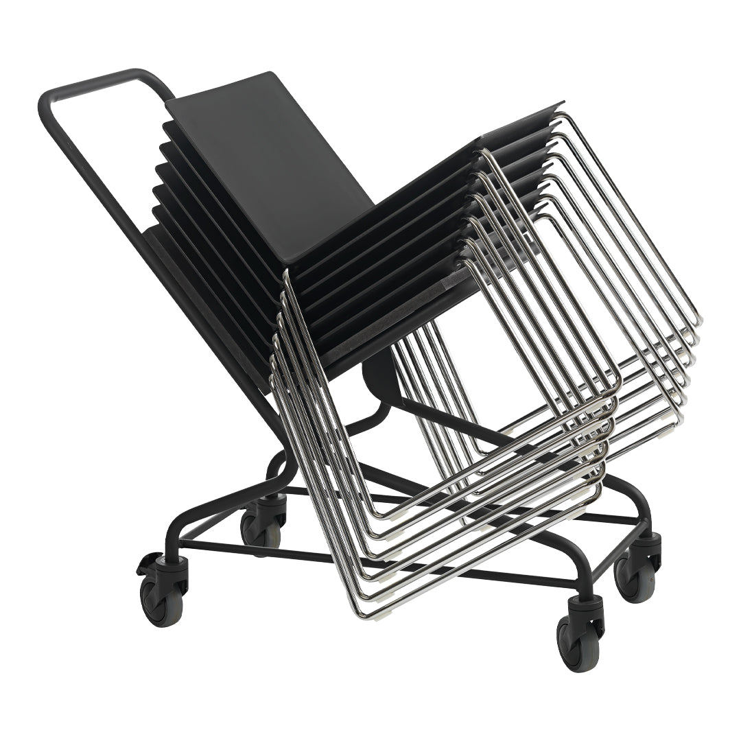 D19900 Heavy-Duty Dry Trolley with 20-Chair Capacity - Perfect for Banquet Halls, Event Spaces & Restaurant Storage