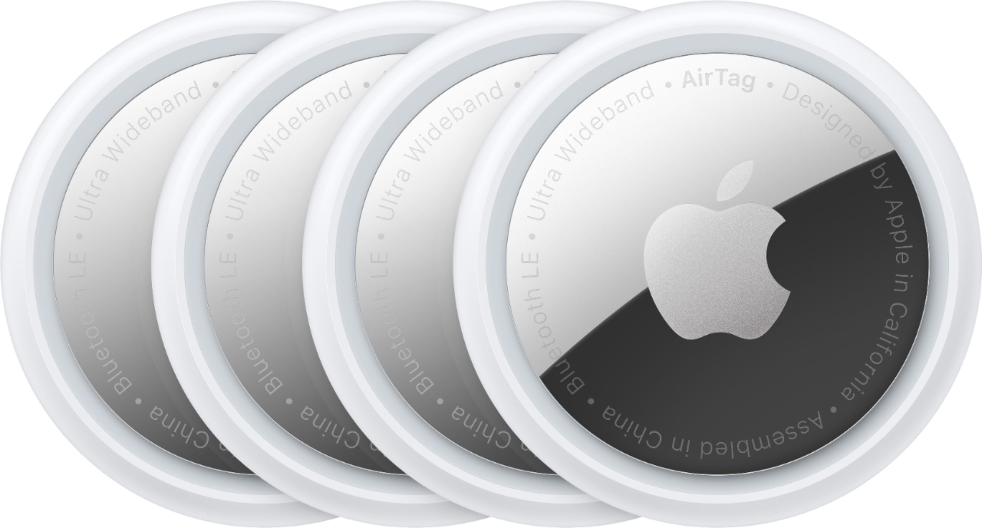 Apple AirTag 4 Pack - MX532AM/A Silver | Premium Bluetooth Tracker for Keys, Wallet, Luggage & Pets | Perfect for Travel, Daily Use & Anti-Loss Protection