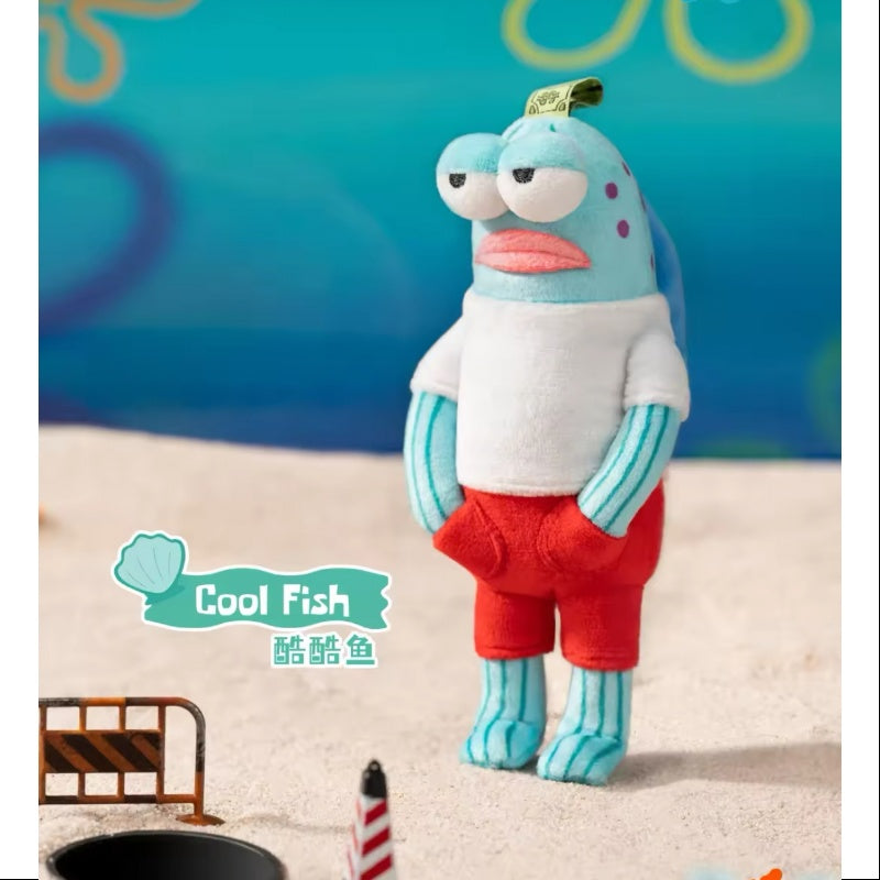 Bikini Bottom Buddies Whimsical Plush Toy Collection - Cute Cartoon Fish Stuffed Animals for Kids & Collectors | Perfect for Birthday Gifts, Room Decor, and SpongeBob Fans