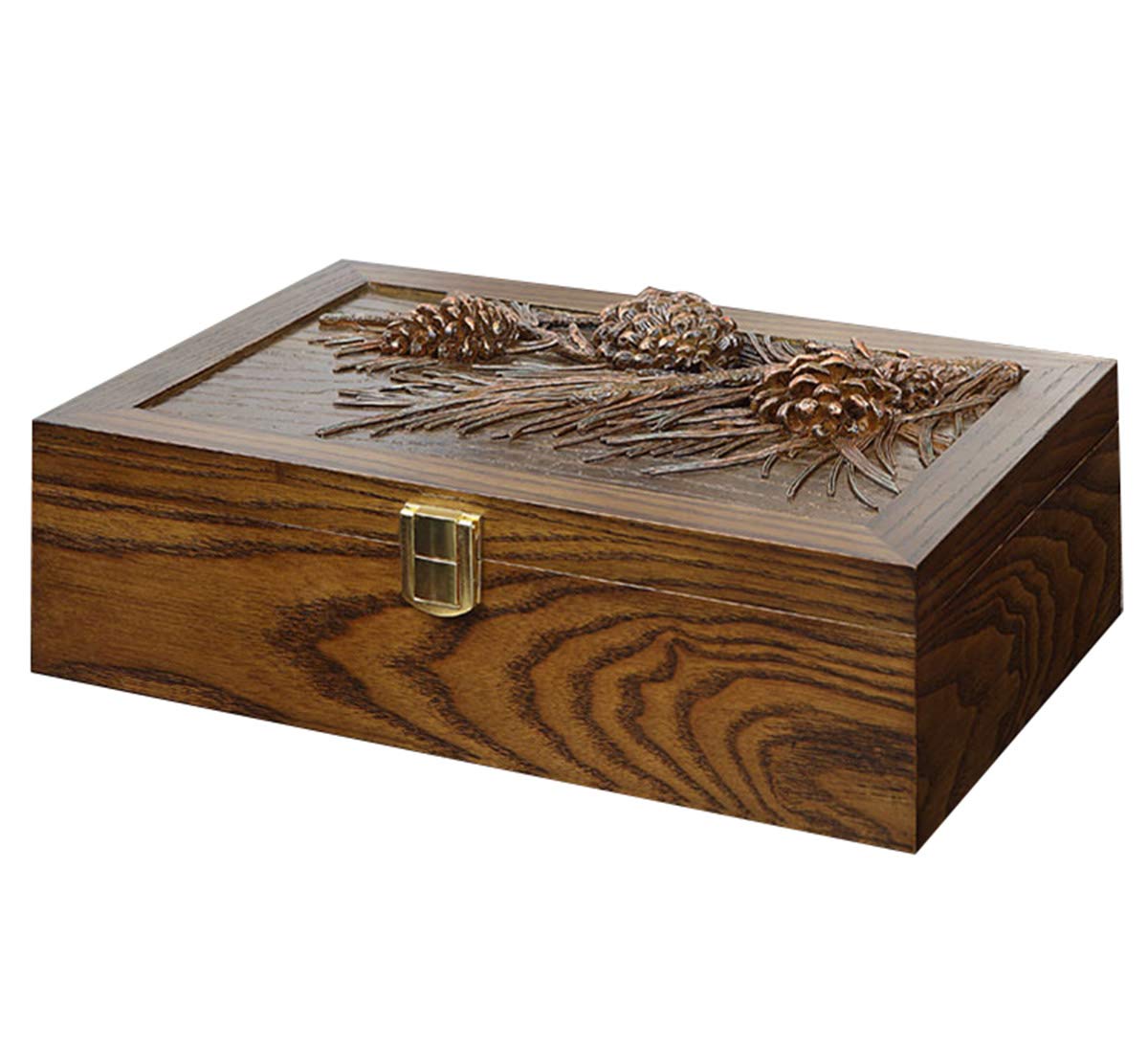 BYCDD Watch Display Case with Glass Top - Wooden Watch Box Organizer with Removable Cushions, Jewelry Storage Box - Perfect Gift for Men & Women | Ideal for Watch Collection, Jewelry Organization & Luxury Home Decor