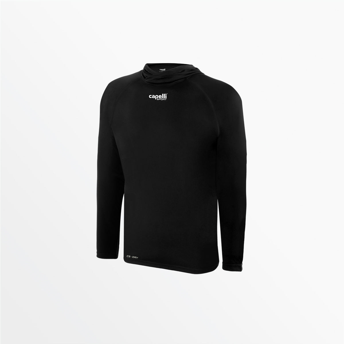 Youth Club Long Sleeve Hooded Tee - Soft Polyester Pullover for Men & Women - Perfect for Casual Wear, Gym, and Outdoor Activities