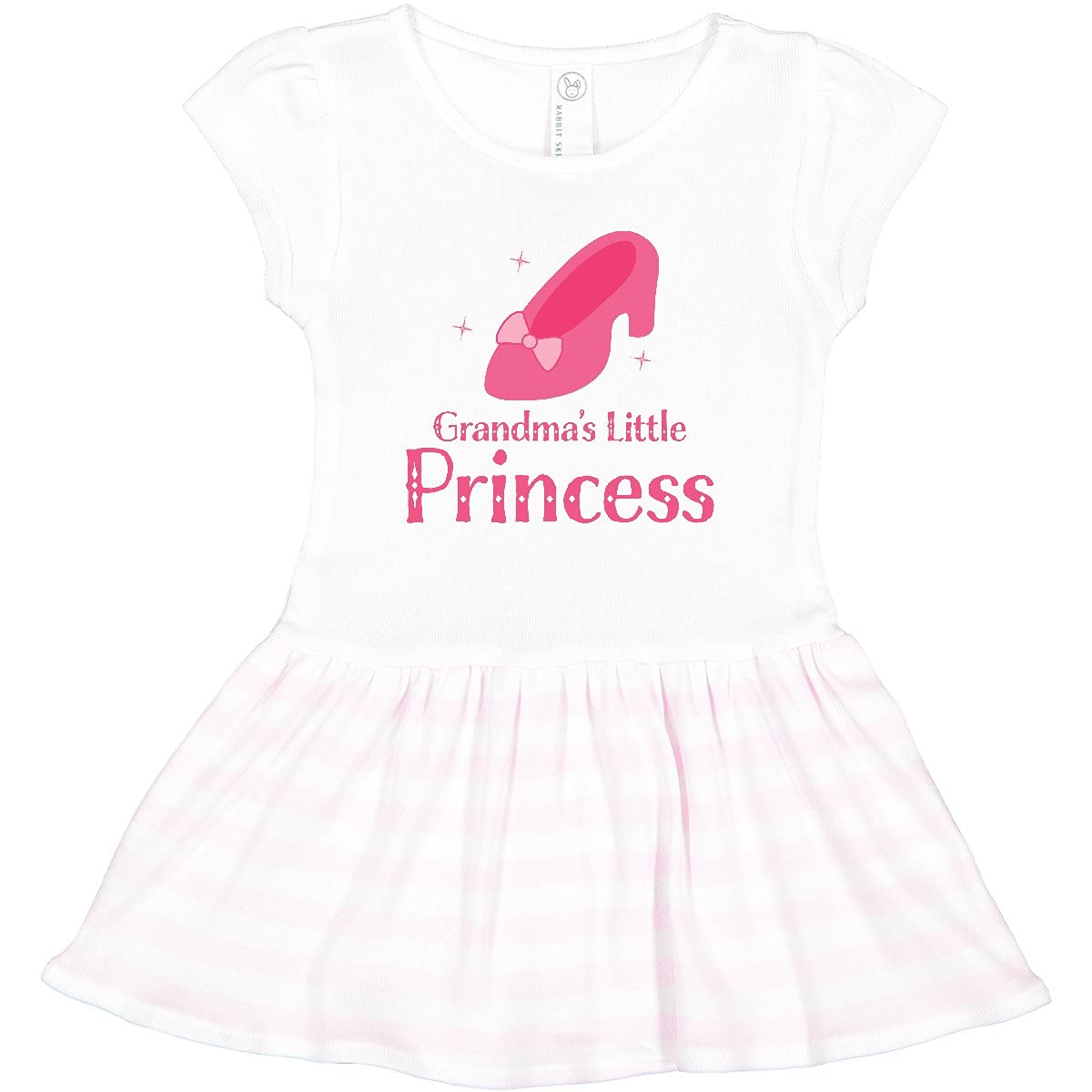 Inktastic Grandma's Little Princess Toddler Dress - Cute Baby Girl Outfit for Birthday, Photo Shoots & Special Occasions