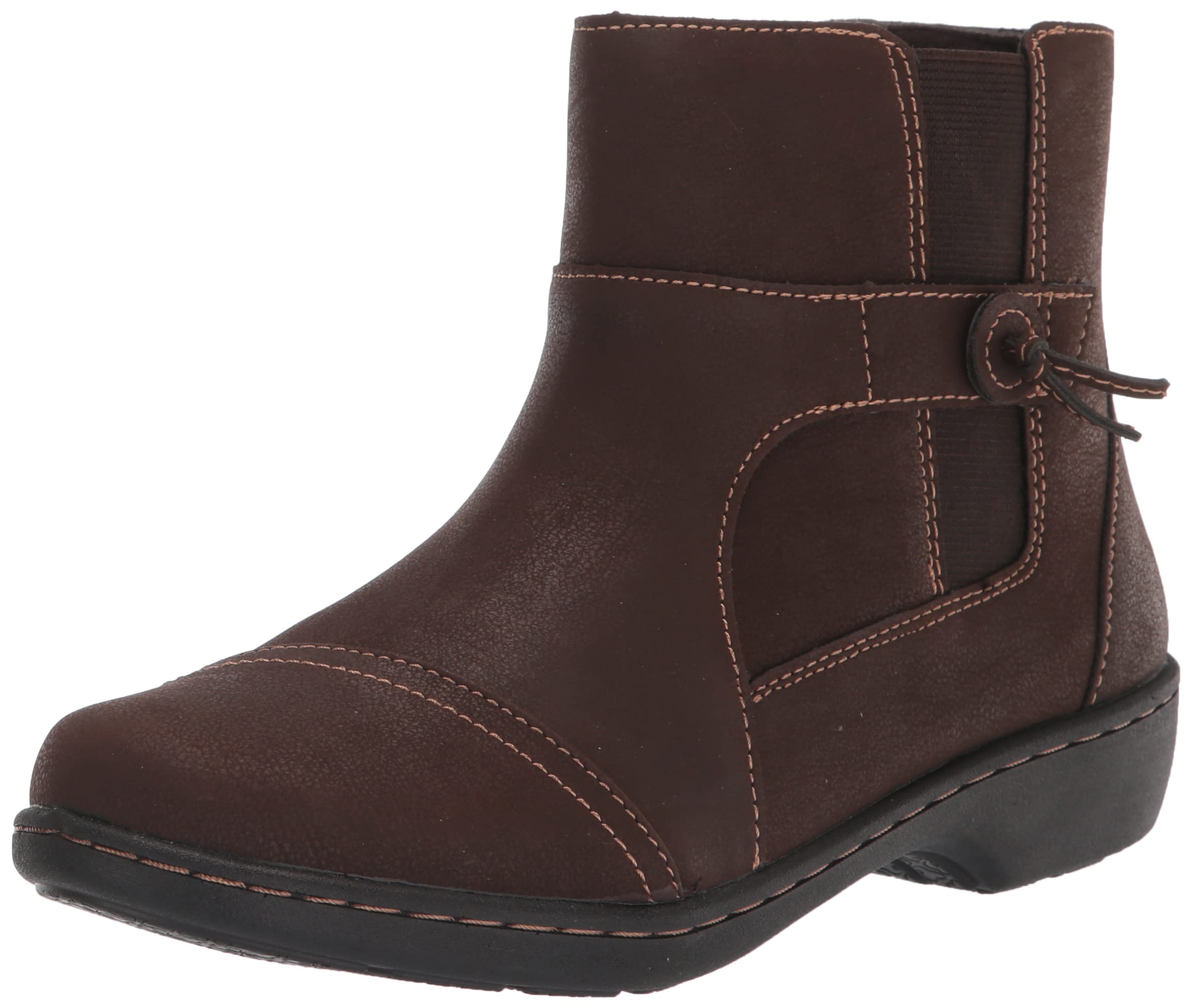 Eastland Women's Bella Ankle Boot - Comfortable Leather Chelsea Boots for Women, Slip On Winter Booties with Cushioned Insole | Perfect for Work, Travel & Casual Outfits