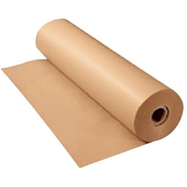MALANI STORES Kraft Paper Roll - 36 Inch x 5 Meter Brown Wrapping Paper for Shipping, Packing, Postal, Parcel & Dunnage | Ideal for Crafts, Art Projects, Small Gift Wrapping & DIY Home Decor | Eco-Friendly Packaging Solution for Ecommerce & Small Businesses