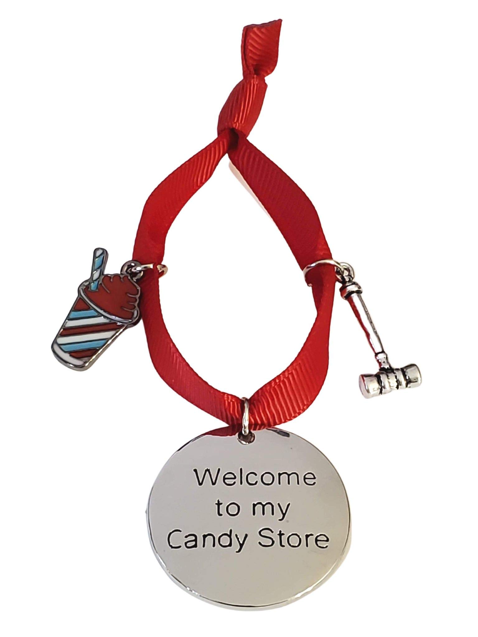 Heathers Broadway Welcome to My Candy Store Christmas Ornament - Durable Holiday Gift for Teens & Adults, Fan Pendant for Tree Decorations & Winter Celebrations
