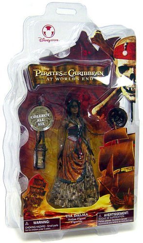 Disney Pirates of the Caribbean At World's End Tia Dalma Exclusive Action Figure - Collectible Movie Character Toy for Display & Play