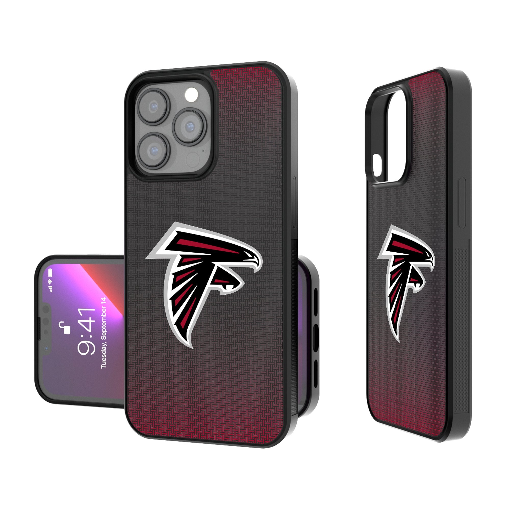 Atlanta Falcons Linen Bump Phone Case - Shockproof Protective Cover for iPhone & Samsung - Perfect for Football Fans & Game Day