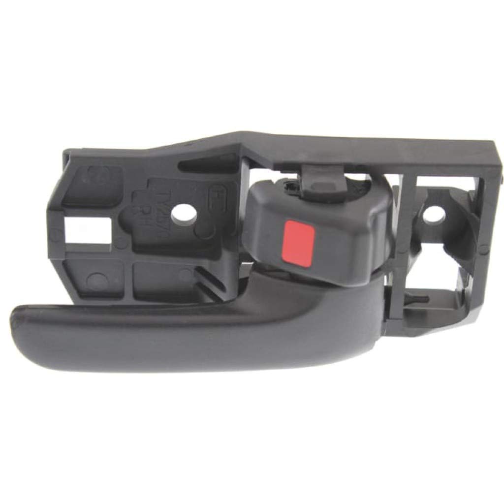 Toyota Land Cruiser Interior Door Handle Front & Rear Passenger Side Textured Black (1998-2002) - With Door Lock Button - Base Trim - Perfect for Car Interior Upgrades & Replacement Parts