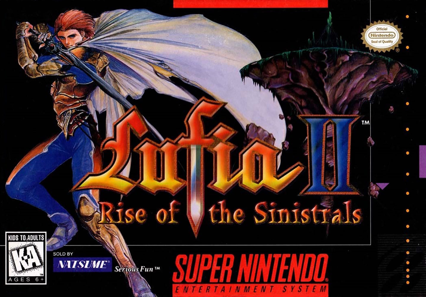 Lufia II: Rise of Sinistrals - Classic SNES RPG Adventure Game | Retro Gaming, Fantasy Storyline | Perfect for Nintendo Switch & Retro Gaming Enthusiasts