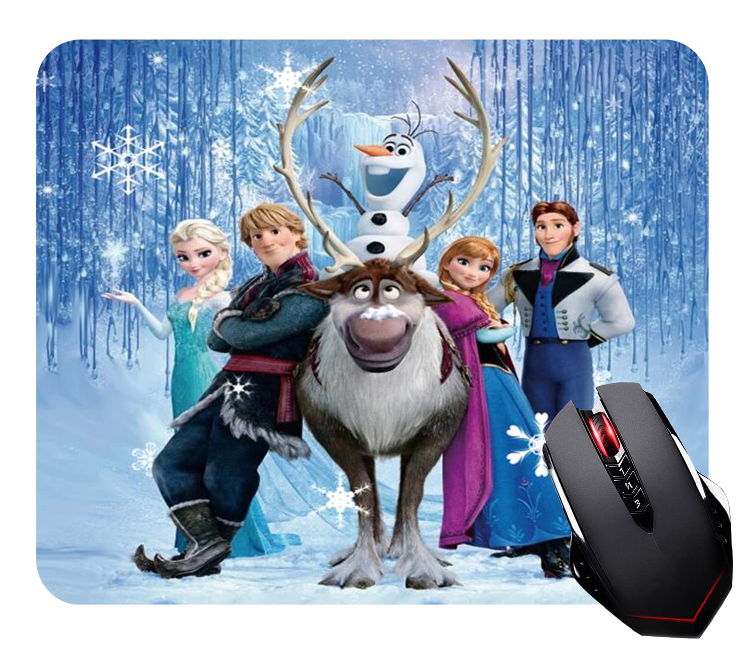 Abili Frozen Series Gaming Mouse Pad - Non-Slip Computer Mouse Mat with Fun Design for Office & Home Use - Perfect for PC, Laptop, Gaming Setup