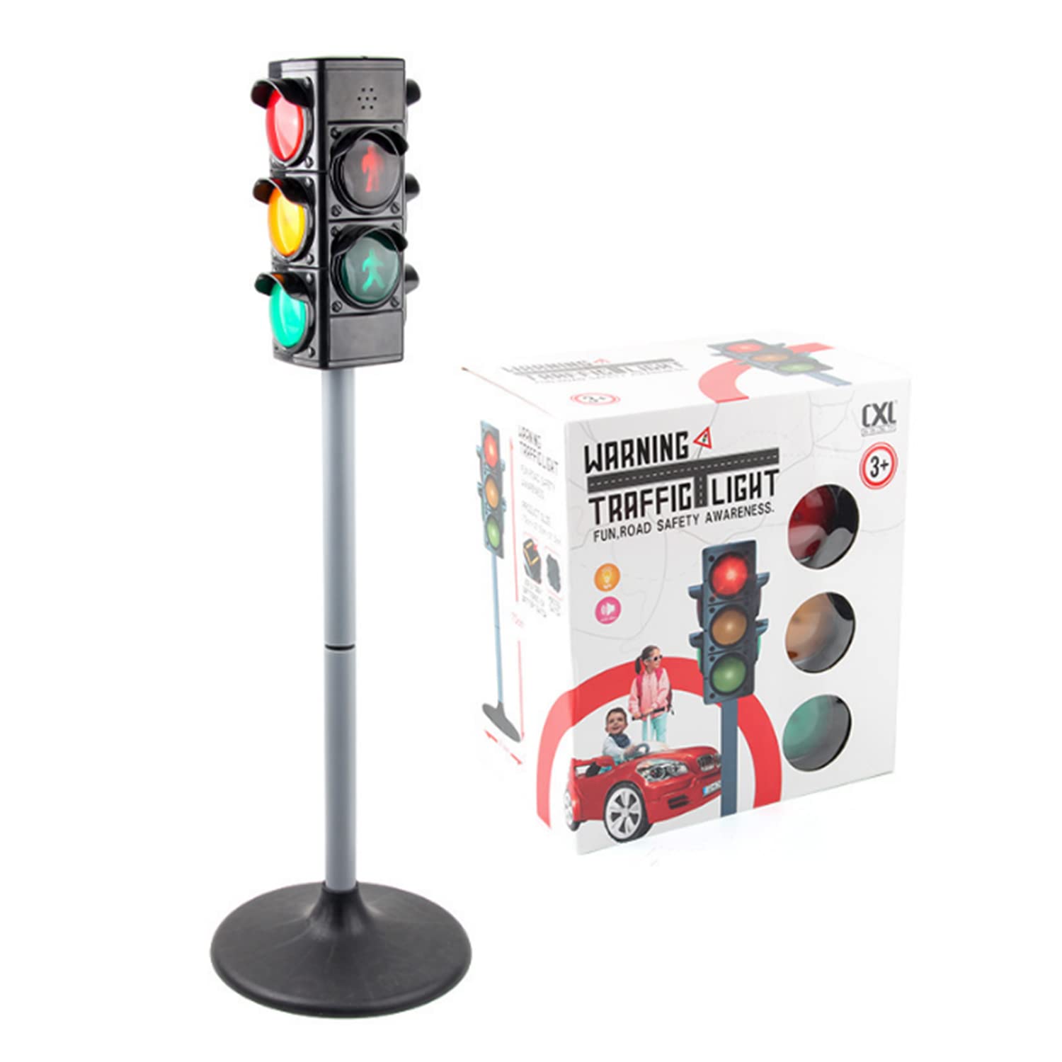 ARTFILIF Simulation Traffic Light Toys - Educational Traffic Signal Model for Kids, Learning Toys for Children (A) | Perfect for Classroom, Playroom & Traffic Safety Education