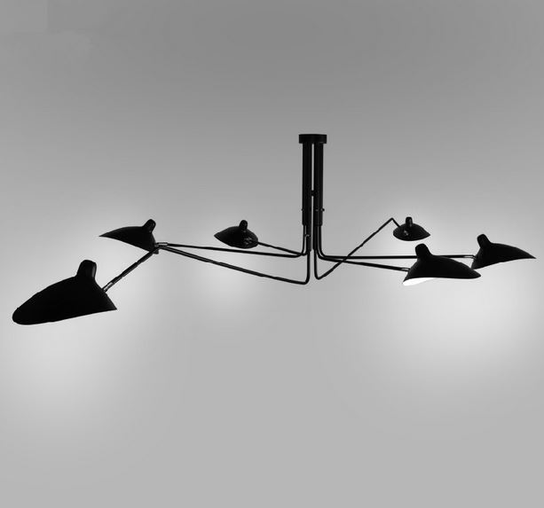LUKAS Modern Pondskater Ceiling Light Fixture - Stylish LED Chandelier for Living Room, Bedroom & Dining Room - Perfect for Home Decor and Ambient Lighting