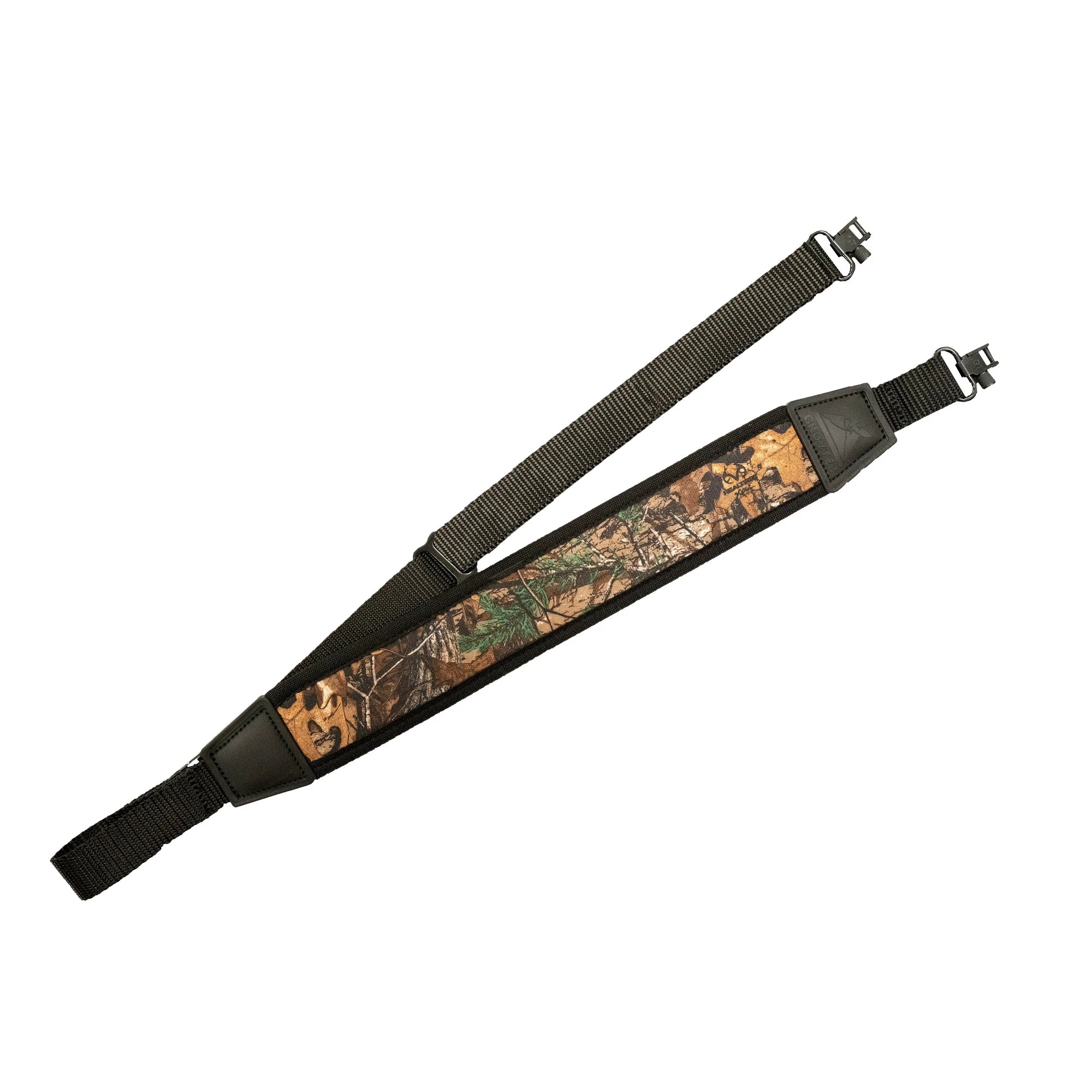 GrovTec Tactical Elastic Sling with Quick-Adjust Swivels - Camouflage Hunting Sling for Rifles & Shotguns - Perfect for Hunting, Shooting Range & Outdoor Adventures