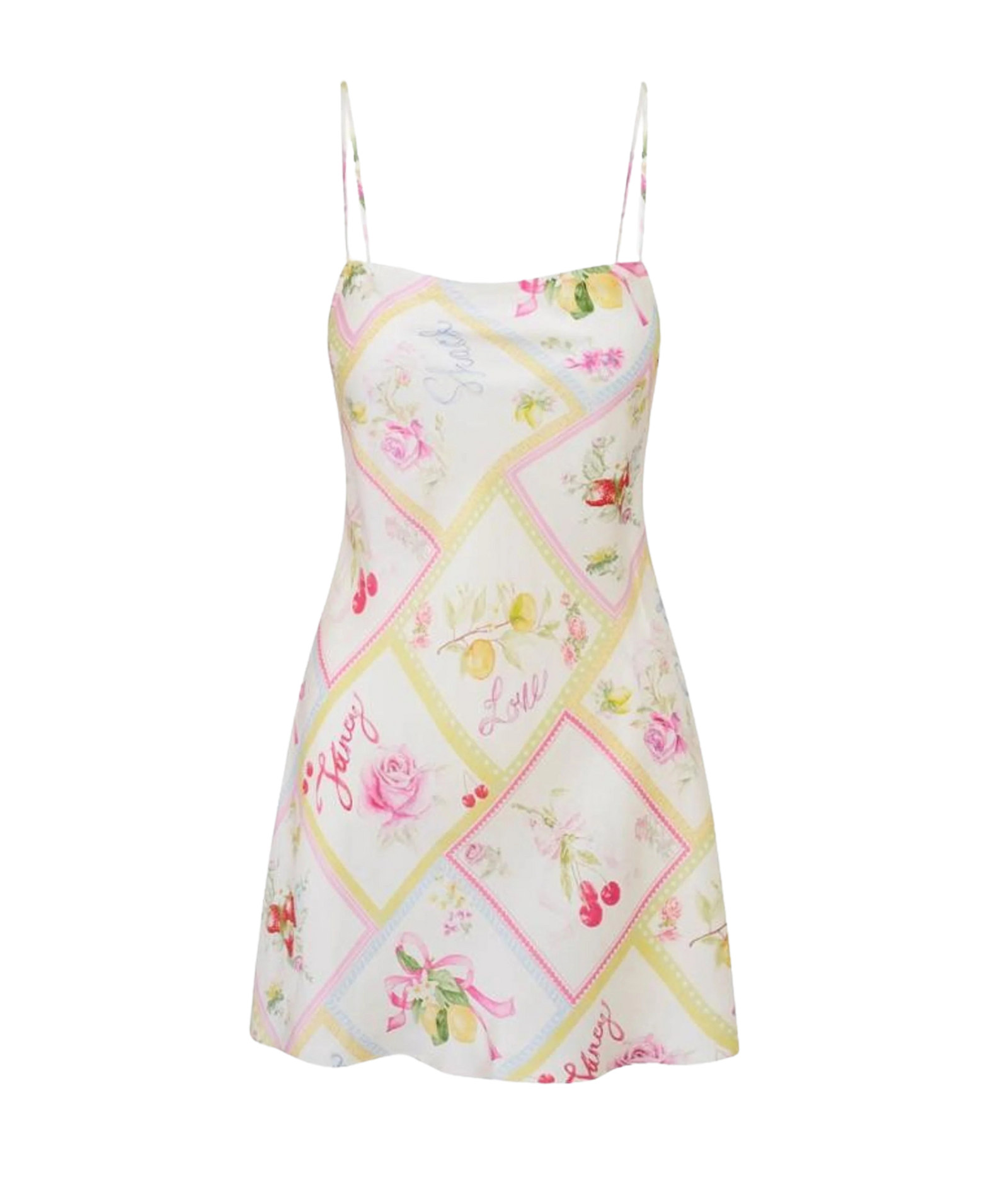 Love Shack Fancy Women's Calima Floral Print Midi Dress - Perfect for Summer Weddings, Beach Vacations & Brunch Dates
