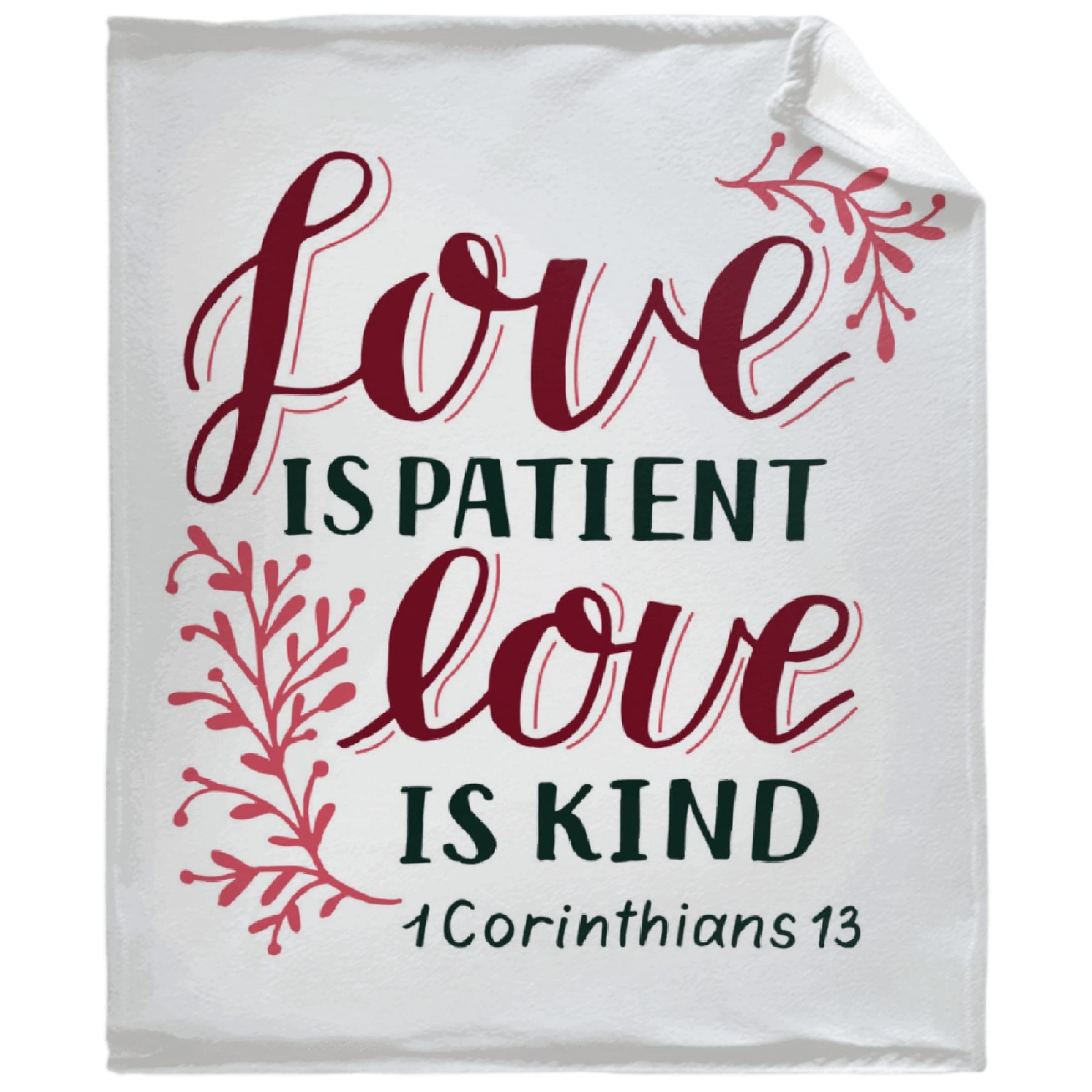 Christian Bible Verse Blanket - Inspirational Prayer Throw for Sofa, Bed & Gifts