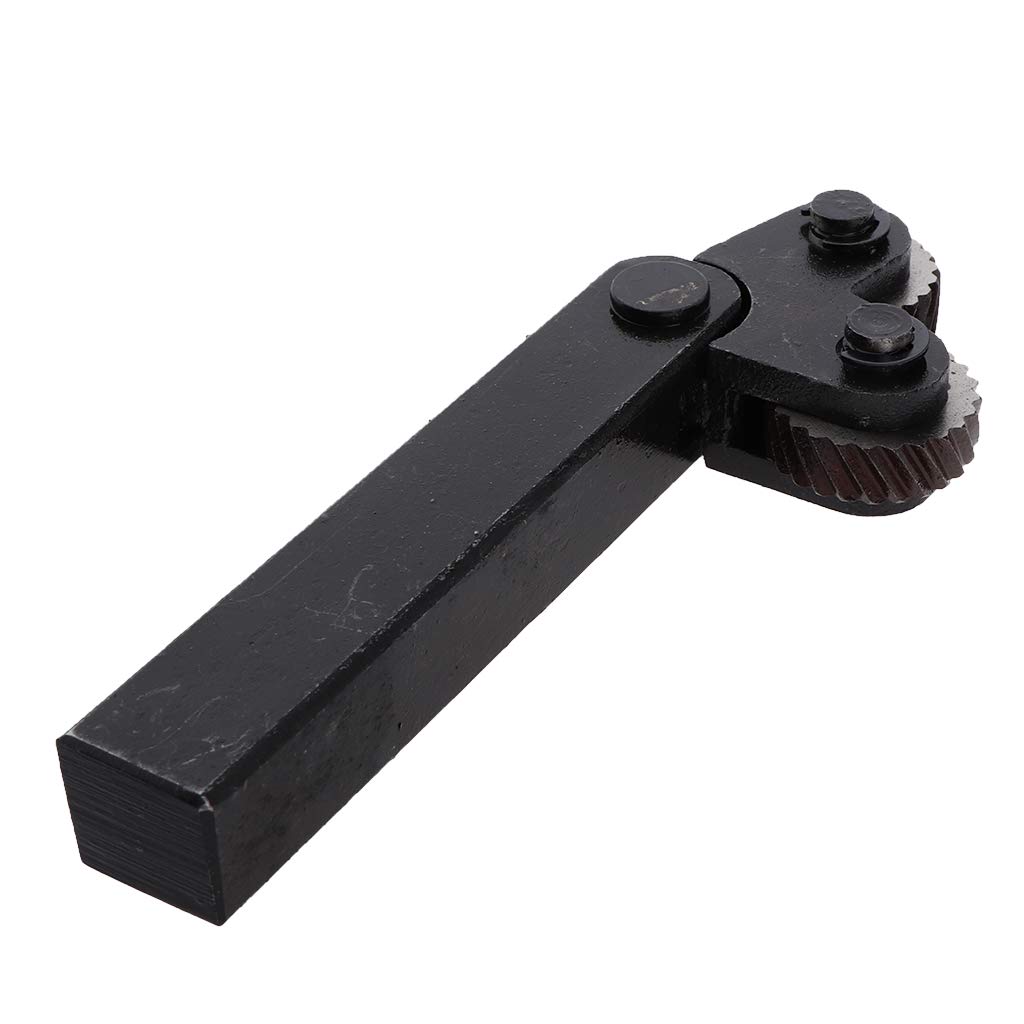 Baoblaze Knurling Tool with Rotating Head - 3.0mm Pitch for Metal Lathe Turning | Perfect for DIY Metalworking, Jewelry Making & Machinist Projects
