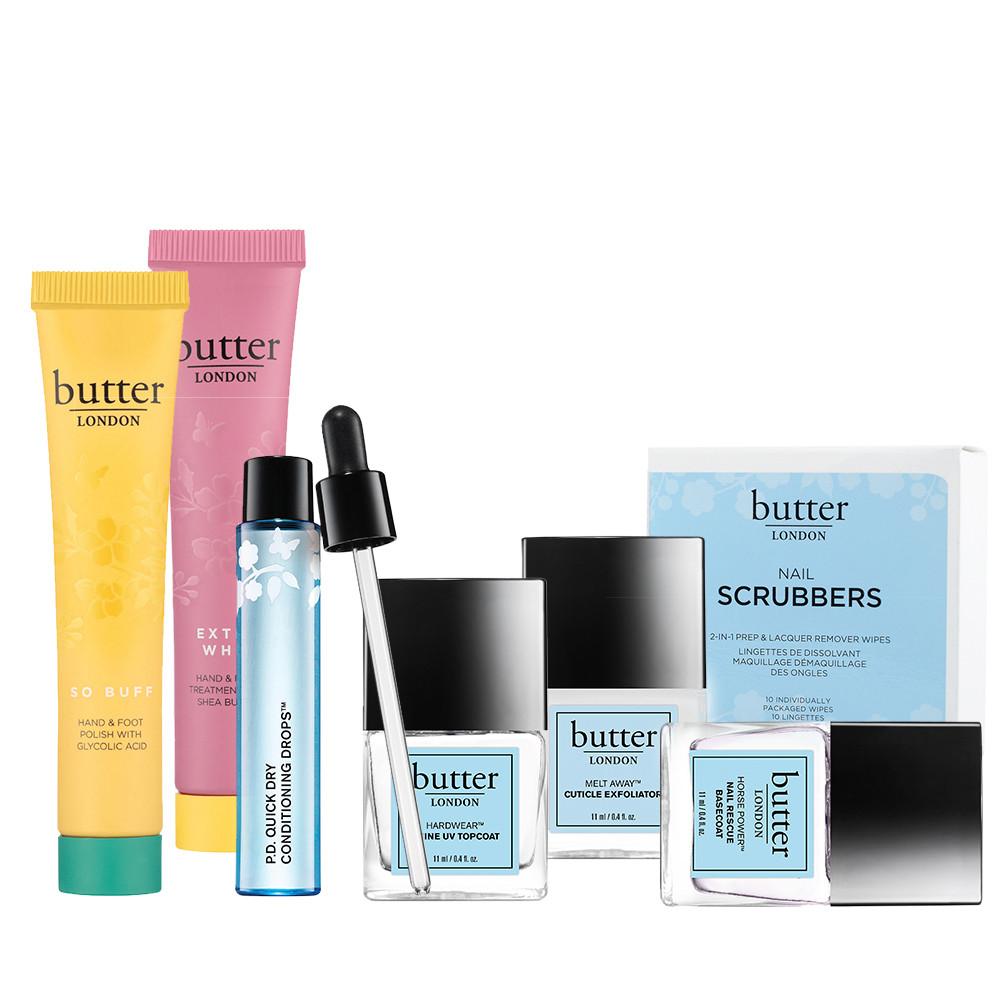 Butter London Ultimate Manicure Kit - Professional Nail Care Set with Polish, Tools & Accessories | Perfect for Home Salon, Gifts & Self-Care Routine