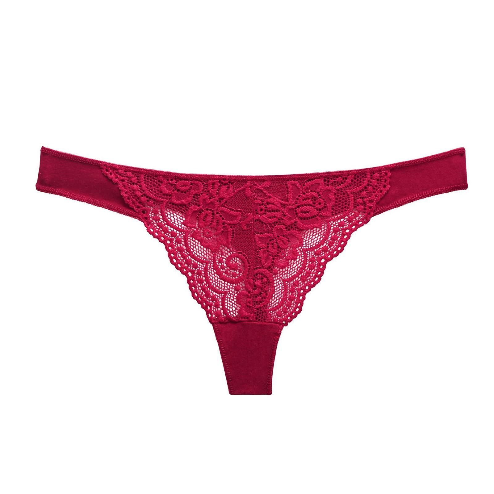 Sexy Lace Lingerie Panties for Women - Low Rise Hollow Out See-Through Exotic Briefs | Comfortable & Alluring Underwear for Date Night, Boudoir & Special Occasions
