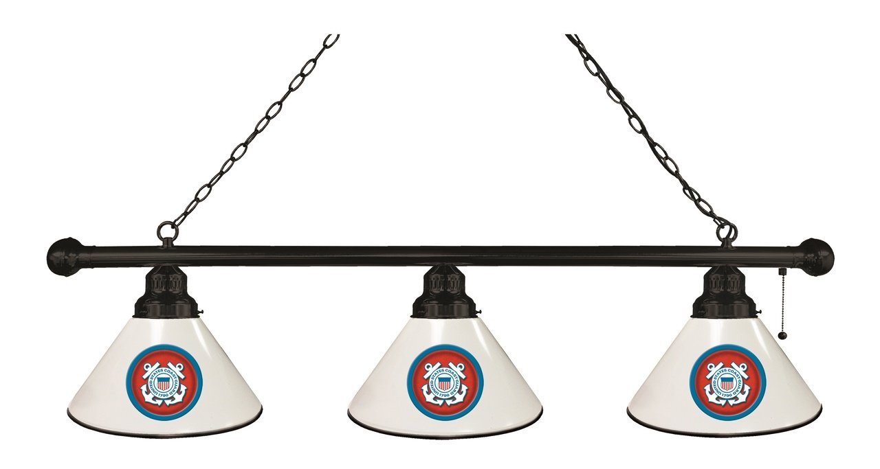 Holland Bar Stool Co. U.S. Coast Guard Style 3-Shade Billiard Table Light - Perfect for Game Rooms, Bars, and Man Caves
