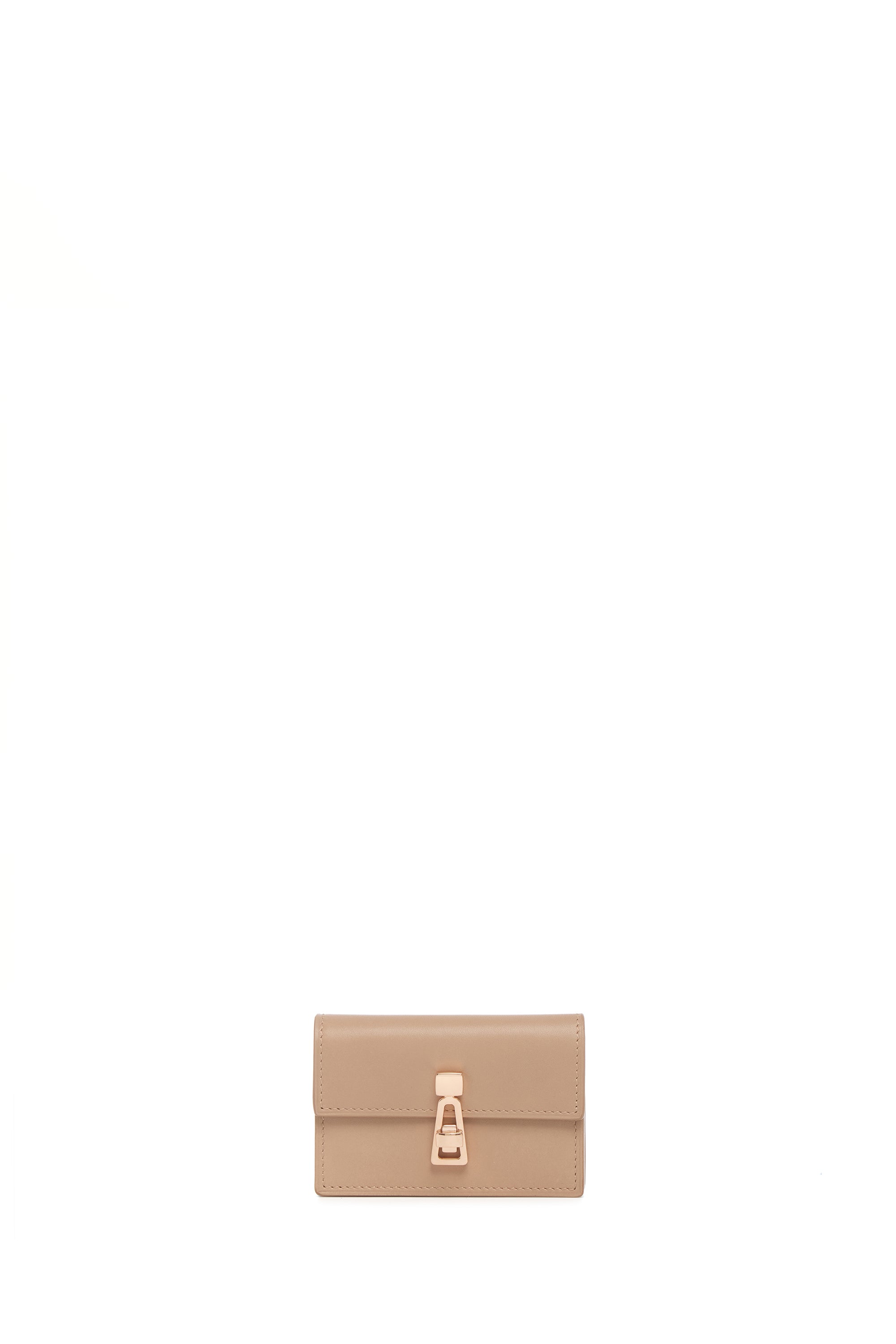 Nude Leather Concertina Card Wallet - Slim RFID Blocking Credit Card Holder for Travel & Everyday Use