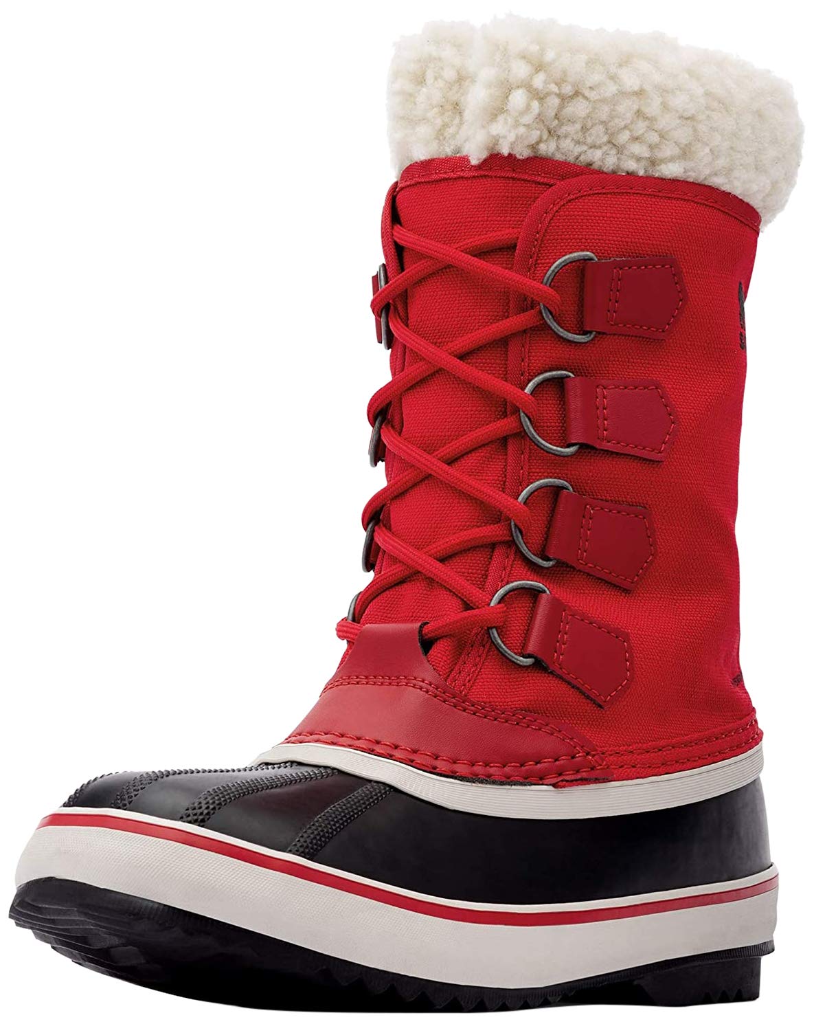 Sorel Women's Winter Carnival Boots - Waterproof Snow Boots for Cold Weather, Warm Fur Lined, Non-Slip Traction - Perfect for Hiking, Snowshoeing & Winter Outdoor Activities (Mountain Red)