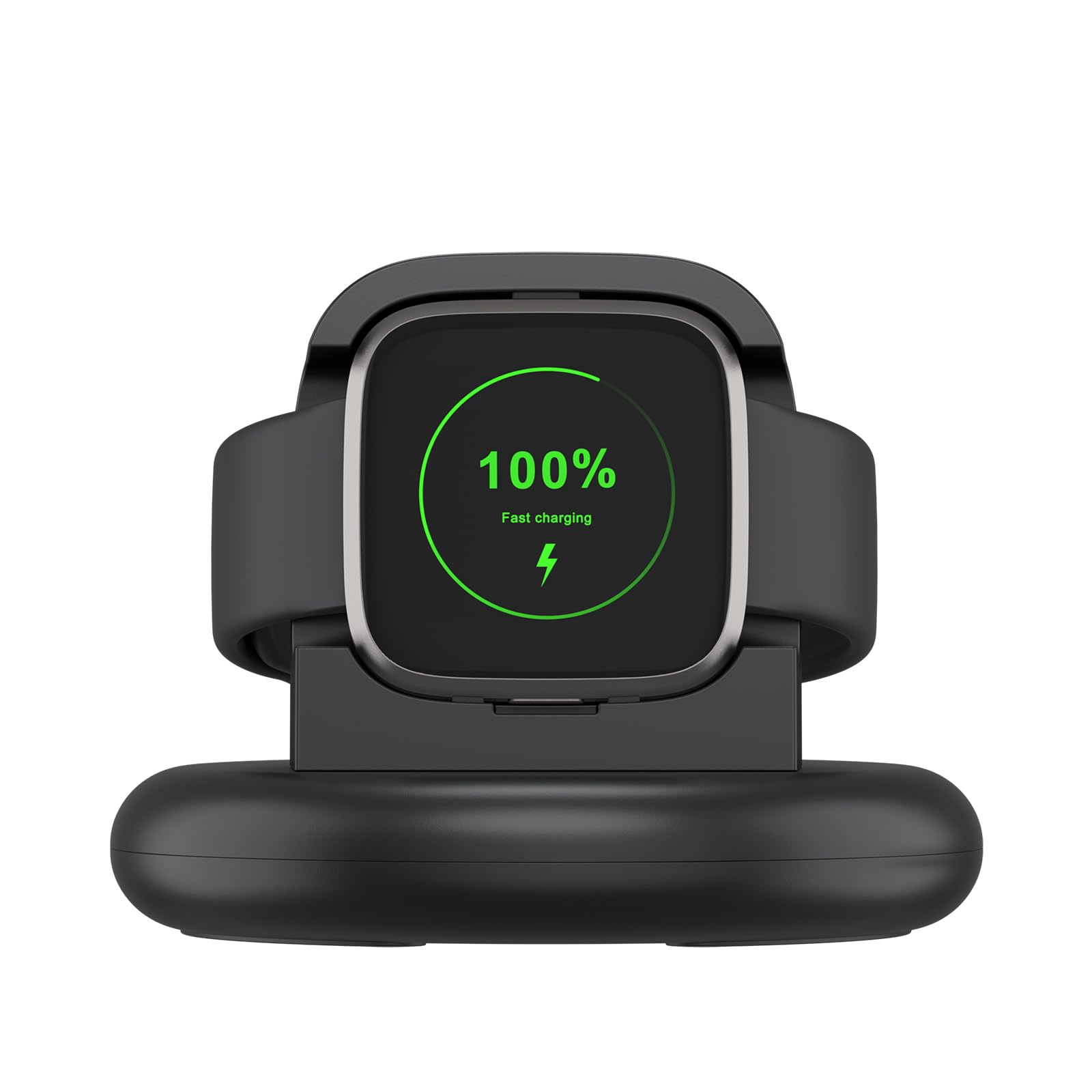 Upgraded Fitbit Versa 2 Charger Dock Stand with Charging Cable - Replacement Charging Accessories for Versa 2 Only (Not Compatible with Versa/Versa Lite) - Perfect for Home, Office & Travel Use