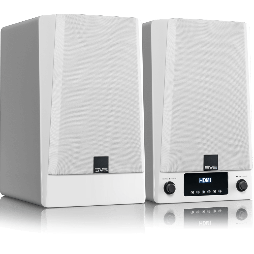 Premium Wireless Pro Speaker Pair - White Gloss Finish - High-Quality Bluetooth Speakers for Home, Party & Outdoor Use - Sold by Outlet