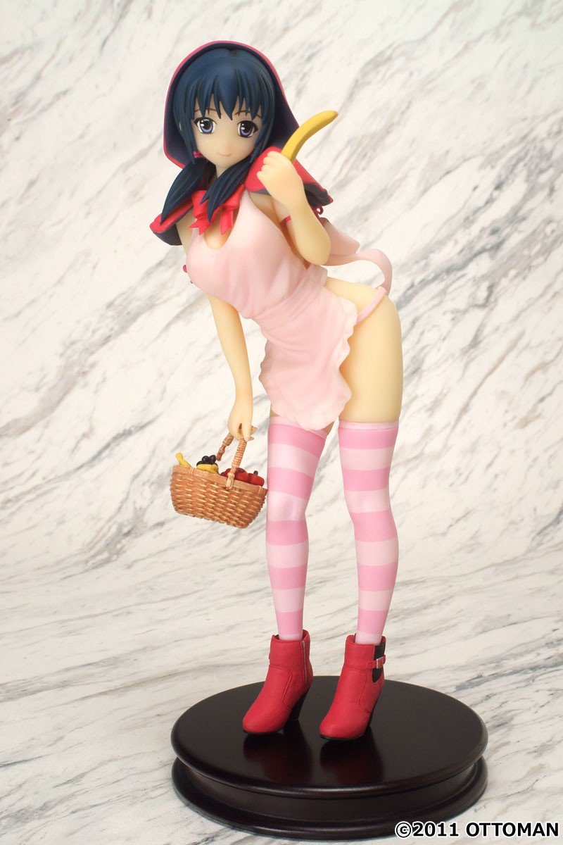 Little Red Riding Hood Knee Socks Fairy Tale Figure Statue - Perfect for Collectors, Home Decor, and Gift Giving