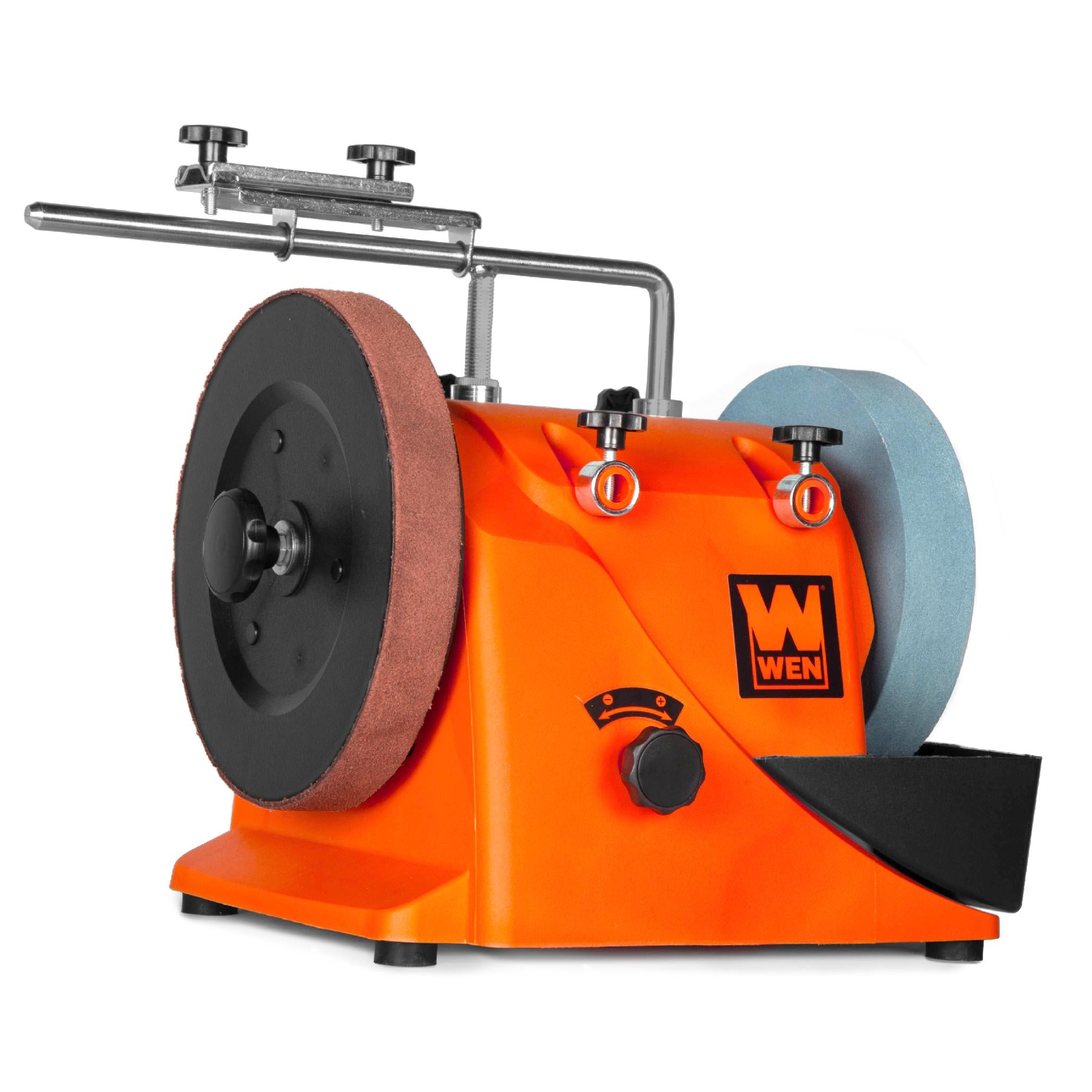 WEN BG4108 8-Inch Water Cooled Wet/Dry Sharpening System - Professional Knife & Tool Sharpener for Kitchen, Workshop & Outdoor Use