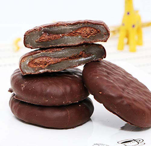 Korean Chaltteok Pie Snack - Chocolate Coated Tteokbokki Rice Cake with Chocolate Filling | 1 Box | Perfect for K-Pop Fans, Korean Food Lovers & Gift Giving