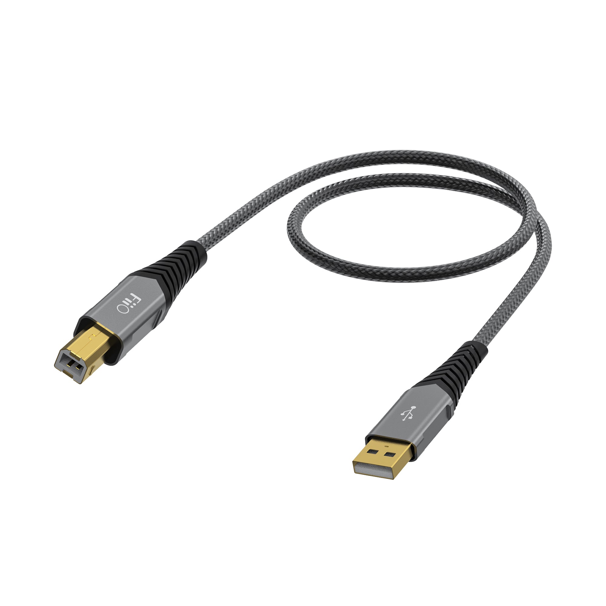 FiiO LA UB1 USB A to USB B Cable - High-Speed Audio Data Transfer Cable for DAC, Amplifiers & Studio Equipment - Perfect for Home Audio Systems & Professional Recording Studios