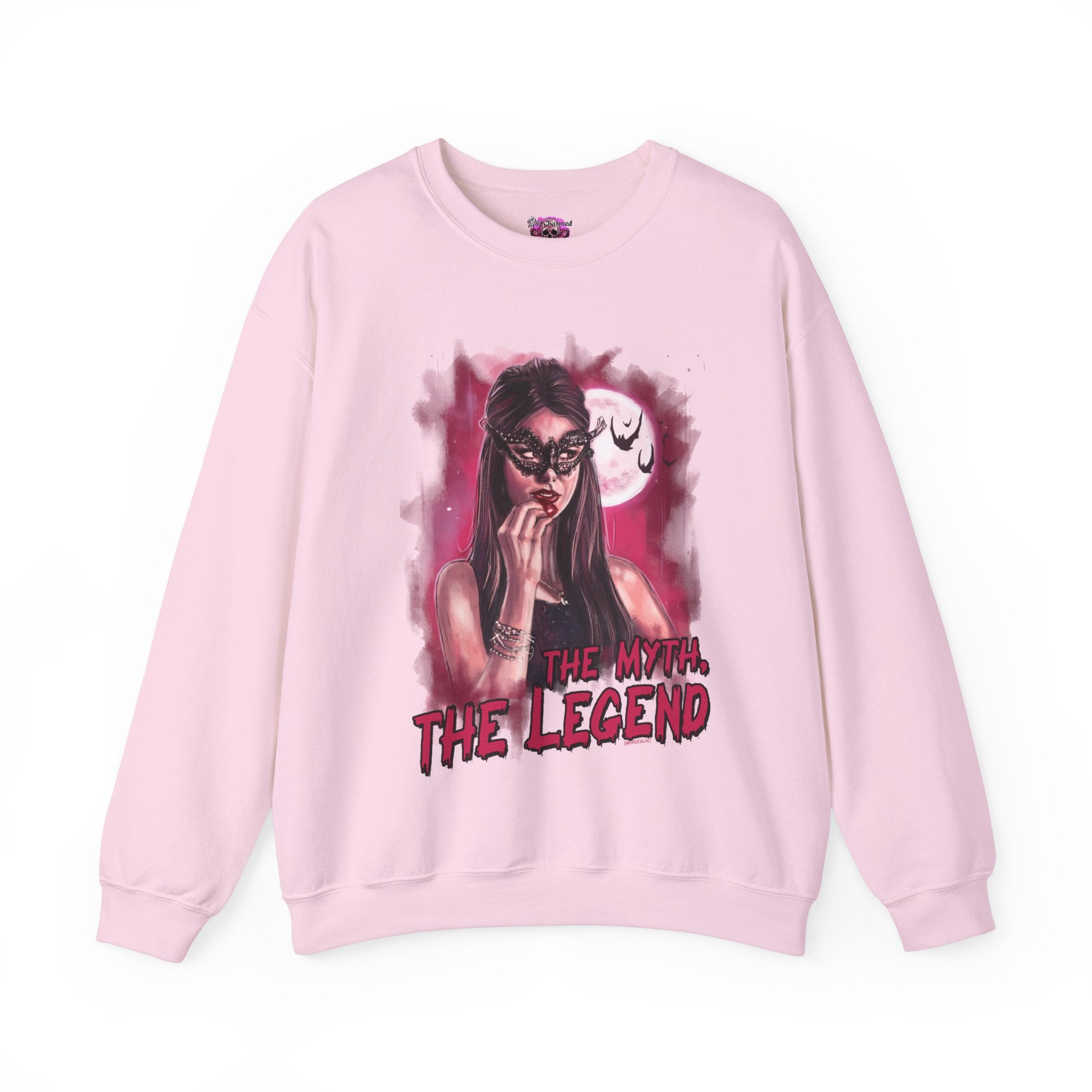 The Myth, The Legend Crewneck Sweatshirt - Vintage Inspired Unisex Pullover for Casual Wear & Street Style