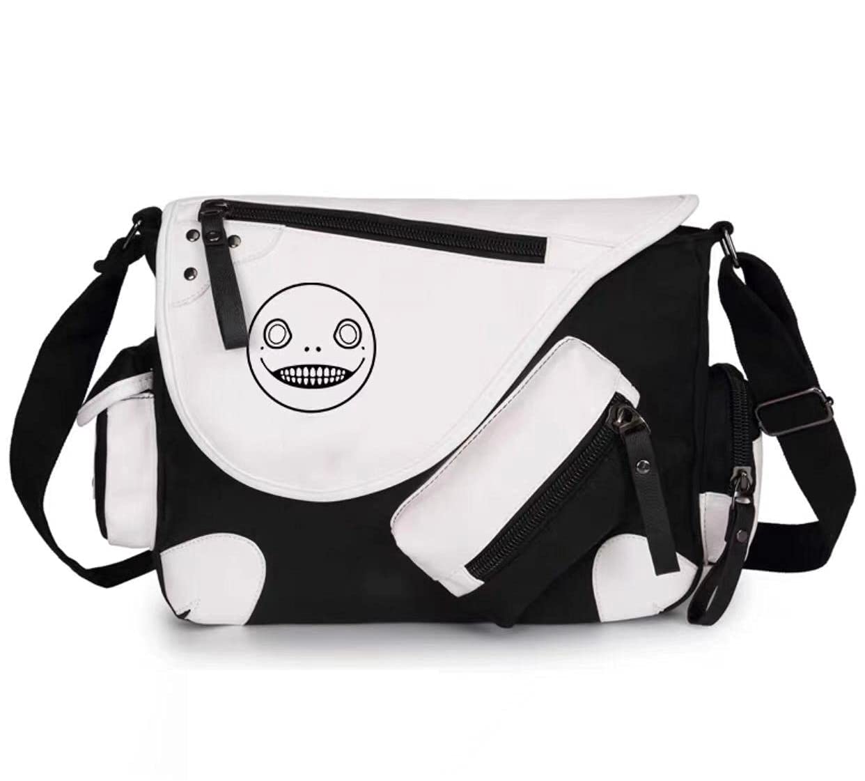 HPY NieR Emil Cosplay Shoulder Bag - Unisex Messenger School Bag & Bookbag for Anime Fans (One Size) - Perfect for Conventions, School & Daily Use