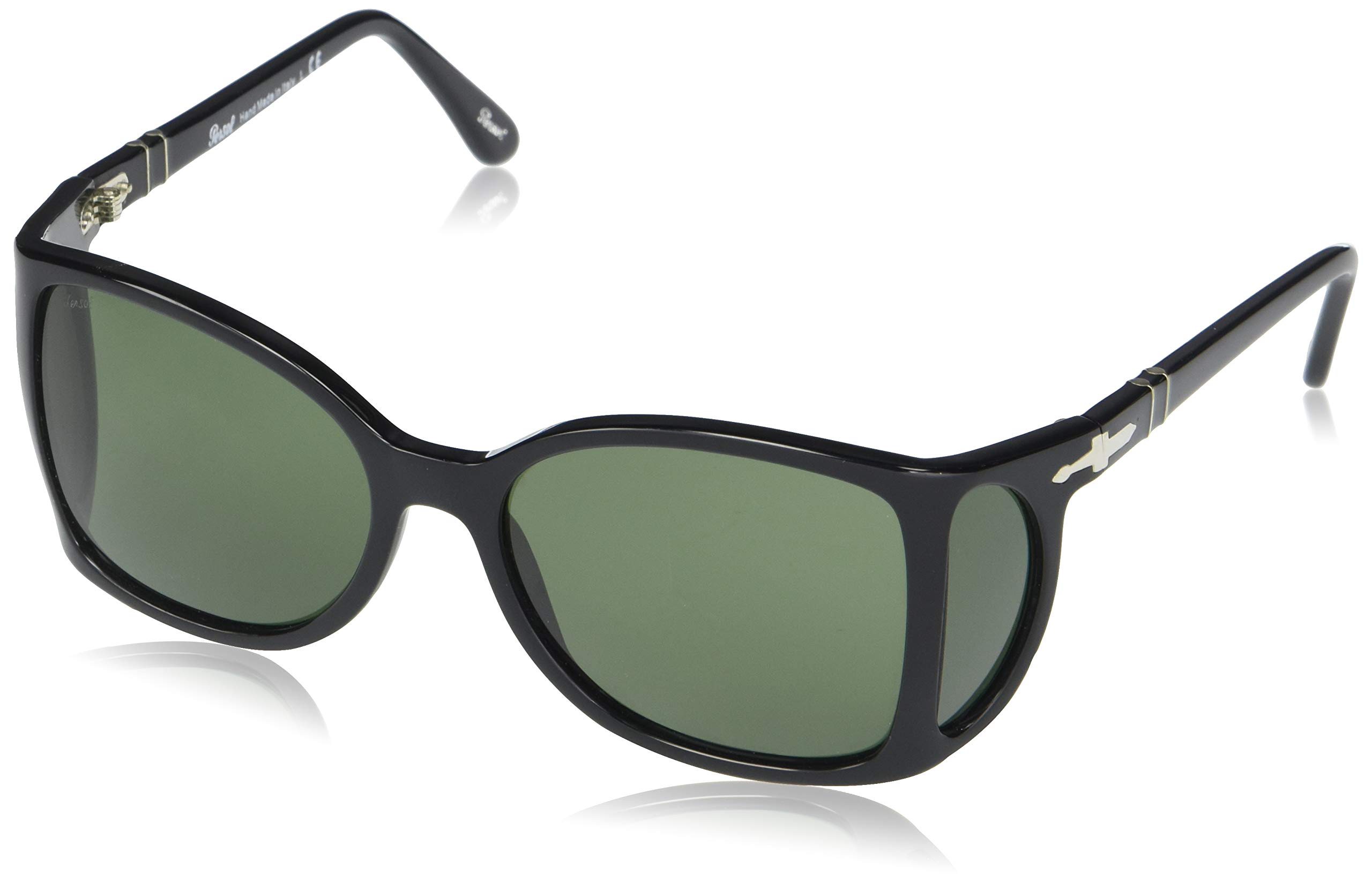 Persol PO0005 Square Sunglasses for Men & Women - Classic UV Protection Polarized Lenses - Perfect for Driving, Travel & Outdoor Activities