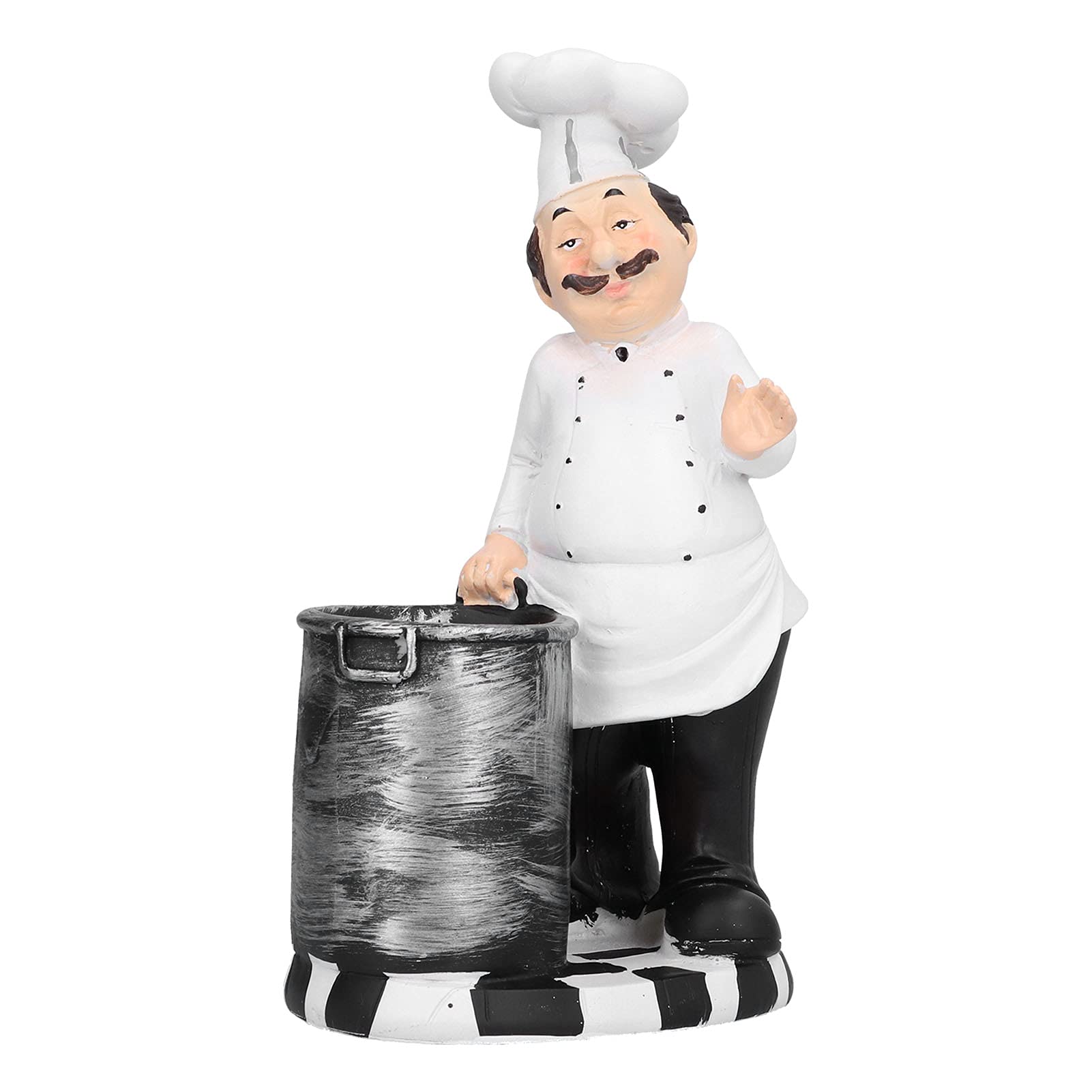 Faceuer Chef Statue - Premium Cooking Themed Home Decor for Kitchen, Dining Room & Restaurant | Perfect Desktop Decoration for Culinary Enthusiasts & Professional Chefs