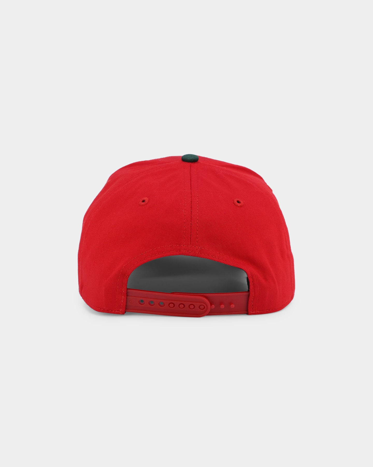 47 Brand Los Angeles Dodgers 'Scarlet Pines' Snapback Cap - Red/Dark Green Adjustable MVP DT Baseball Hat for Men & Women - Perfect for Game Day, Sports Events & Casual Wear