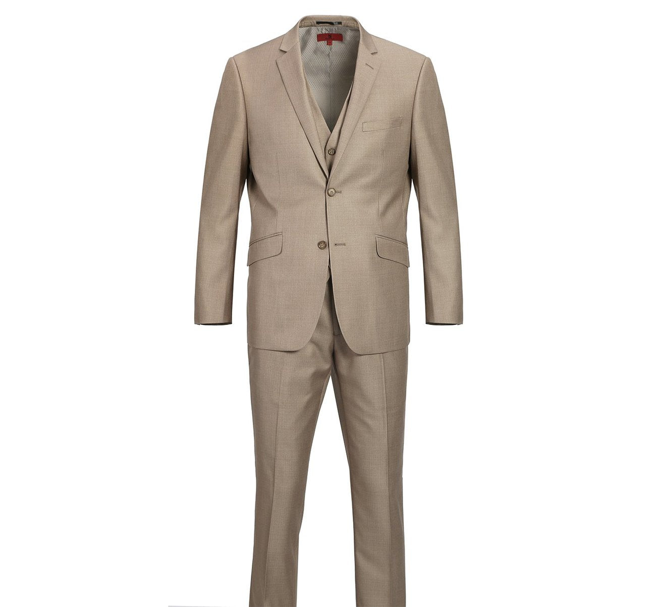 Alessandro Vitello by Renoir 2-Piece Classic Fit Single Breasted Suit for Men | Premium Wool Business Suit | Perfect for Weddings, Office & Formal Events