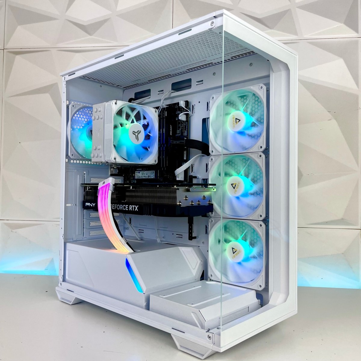Best Gaming PC with Ryzen 5 7600 & RTX 4060/4060Ti/5070 or AMD RX 9070/9070XT - Constellation S1 Lite for Esports, Streaming & 4K Gaming