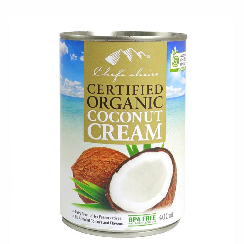 Premium Organic Coconut Cream for Cooking & Baking - Gluten-Free, Vegan, Dairy-Free - Perfect for Curries, Desserts, Smoothies & Coffee Creamer