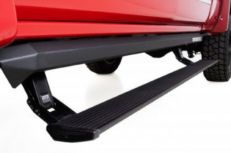 AMP Research 77126-01A PowerStep XL Running Board for 2007-2014 GMC Sierra 2500/3500 Crew Cab - Non Plug N Play System with OEM Style Illumination (Excludes 2011-2014 Diesel Models) - Perfect for Off-Roading and Truck Access